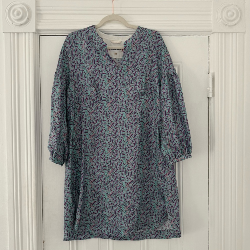 Le Sarte Pettegole Printed Silk Tunic Dress